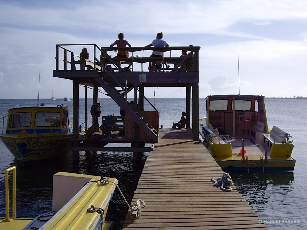 Utila Dive Center's dock