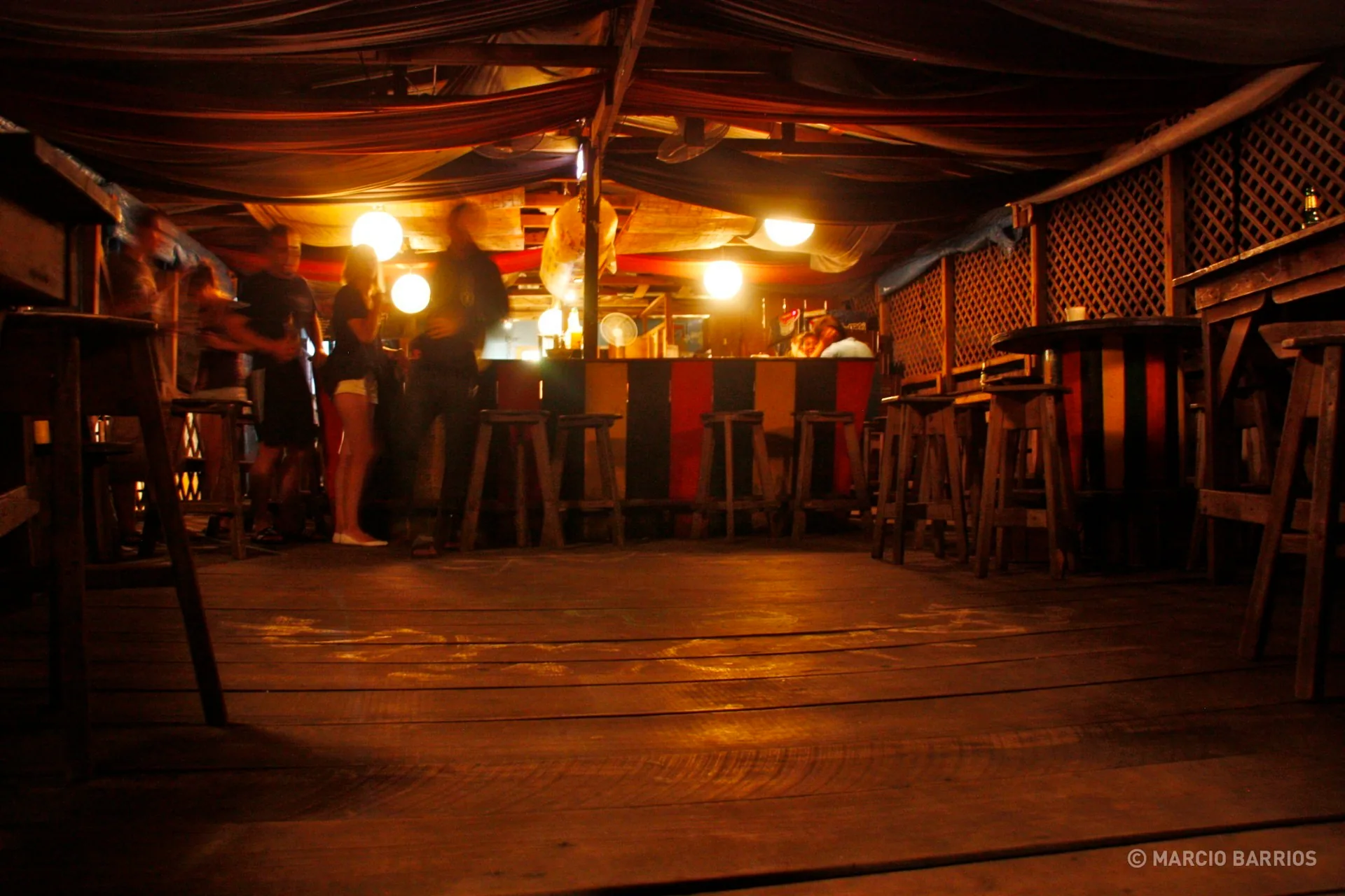 Tranquila bar's dock Tranquila bar's dock