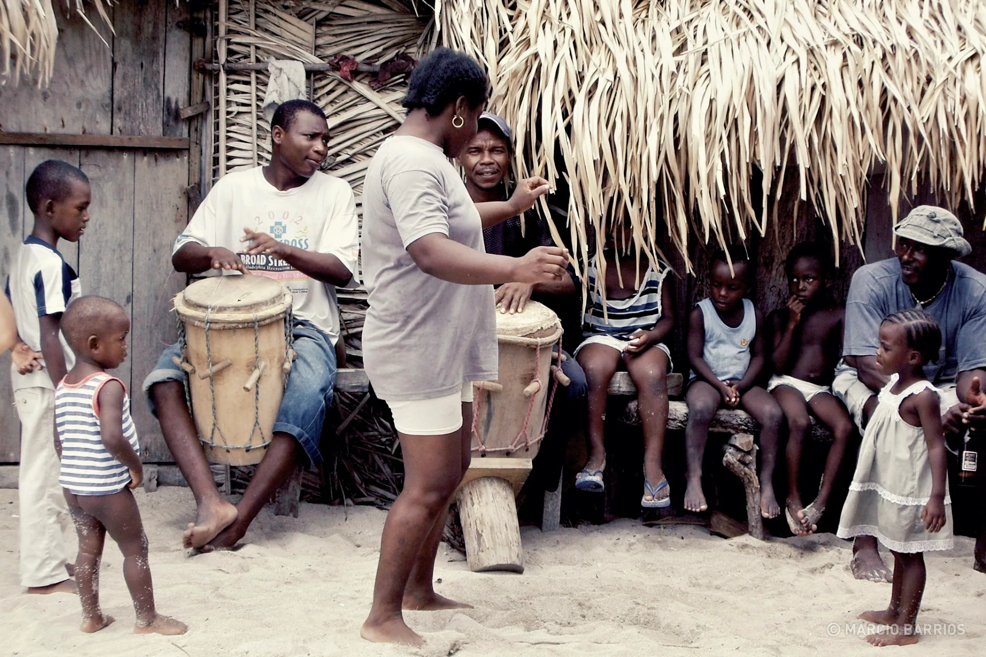 Garifunas dancing Punta Garifunas dancing Punta