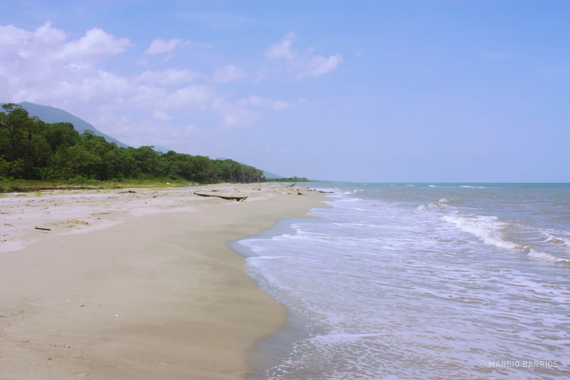 Unspoiled Caribbean beach close to Cacao Lagoon Unspoiled Caribbean beach close to Cacao Lagoon