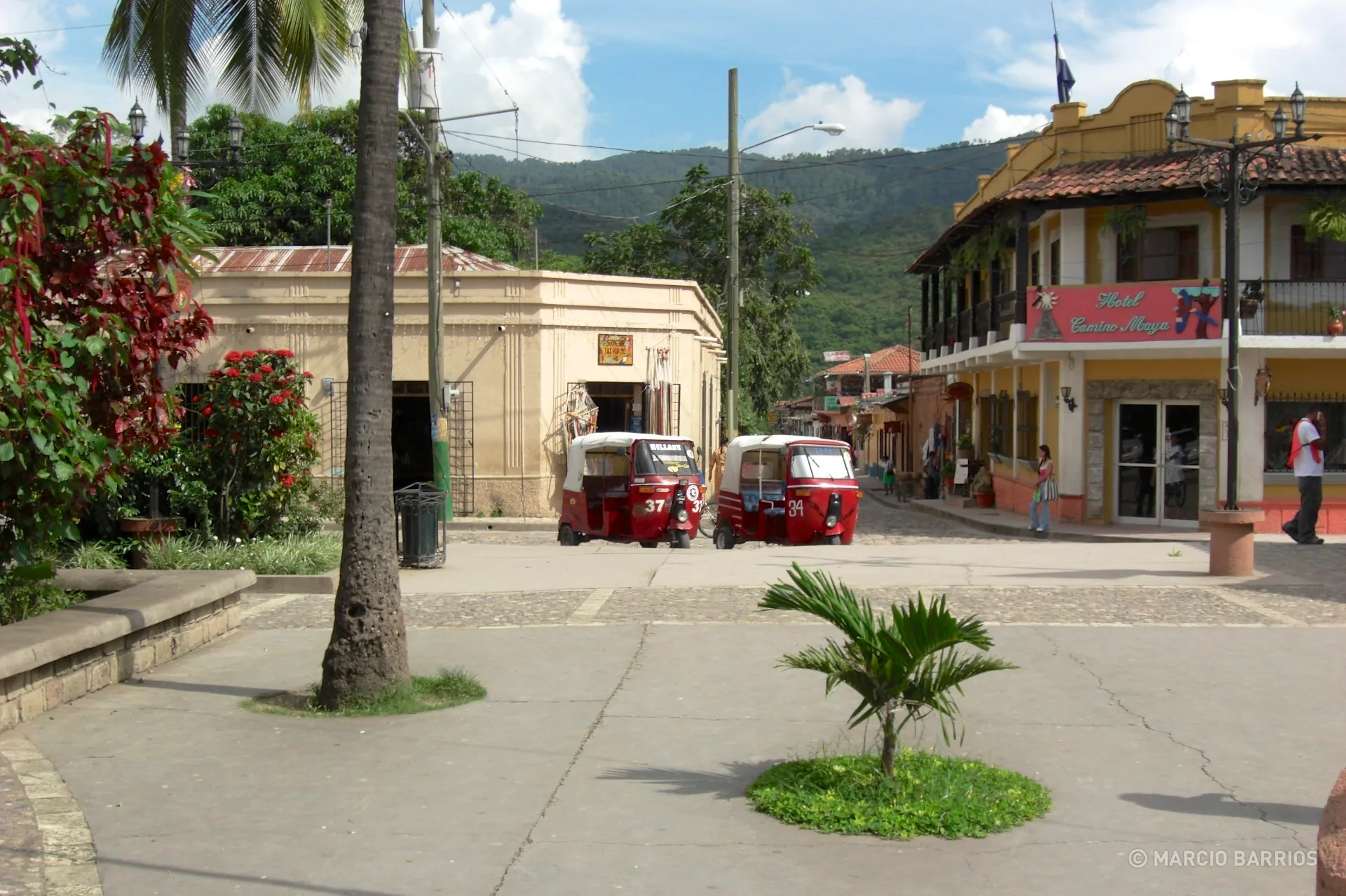 Main square of Copán Ruinas village Main square of Copán Ruinas village